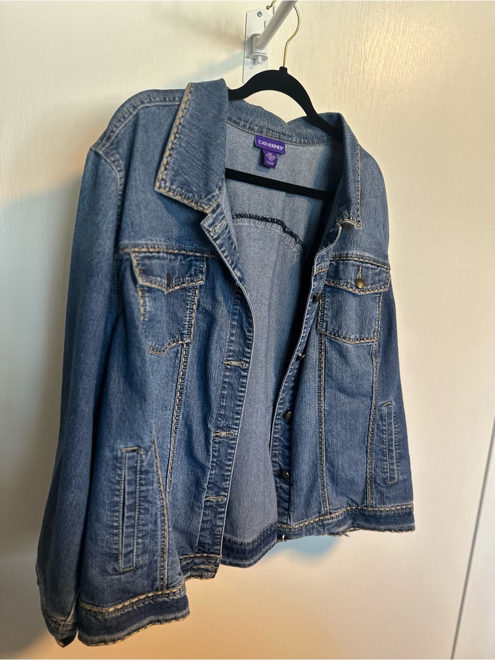 Catherine’s Women's Blue Denim Jacket Size 2XL